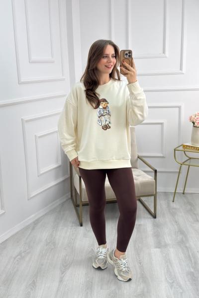 Orjinal Marka Toparlayıcı Tayt Kahverengi